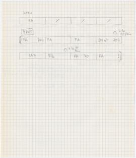 Cifras + apontamentos da canção "Romance feudal"