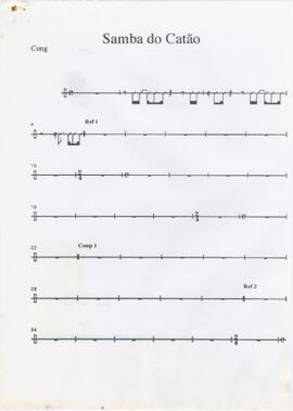 Parte de congo de "Samba do Catão"