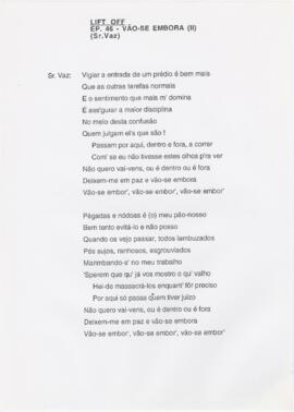 Ep. 46 - Vão-se embora (II)