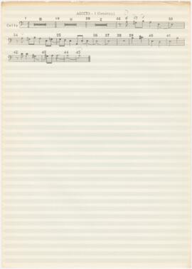 Parte de violoncelo de "Genérico"