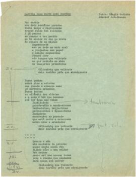 Letra da canção "Cantiga para pedir dois tostões"