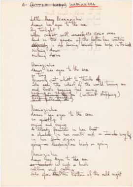 Tradução da letra da canção "Mariazinha"