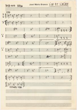 Cifras da canção "L'or et l'acier"