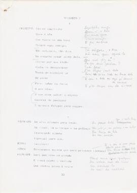 Guião / letra de canção