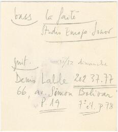 Apontamentos diversos