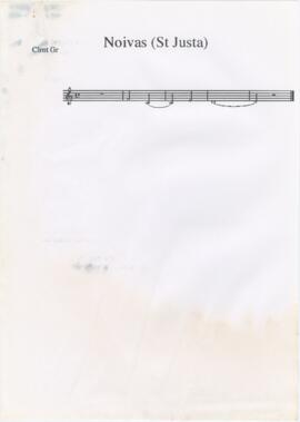 Parte de clarinete grave de "Noivas (Stª Justa)"