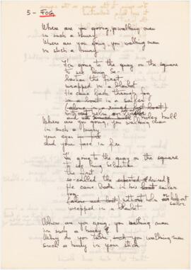 Tradução da letra da canção "Nevoeiro"