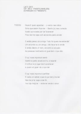 Ep. 30a - Partilhar (III)