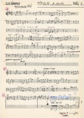 Parte de trompete de "A Noite"