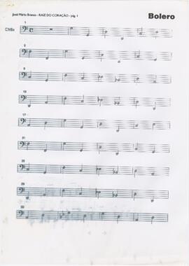 Parte de contrabaixo de "Alma Herida (Bolero)"