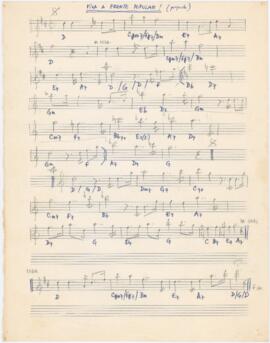 Partitura e cifras da canção "Viva a Frente Popular!"