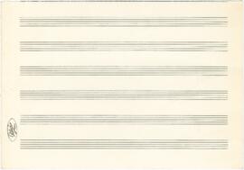 Folha de partitura em branco