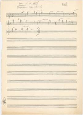 Partitura de "A Noite"