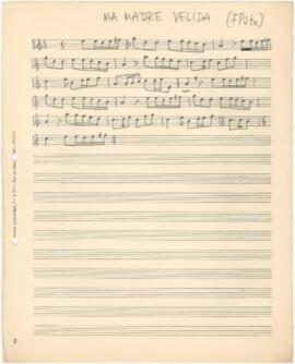 Parte de flauta da canção "Ma Madre Velida"