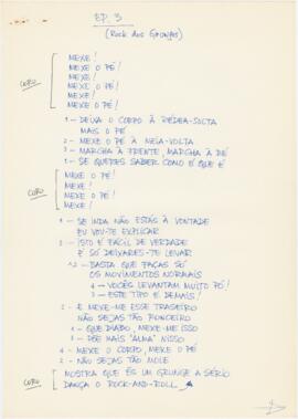 Letra da canção "Ep. 3 (Rock dos grunges)" + partitura