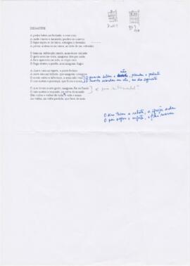 Letras da canção "Desastre"