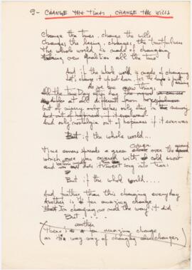 Tradução da letra da canção "Mudam-se os Tempos, Mudam-se as Vontades"