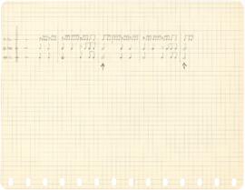 Partes de percussão da canção "Cantiga do sorriso amarelo"