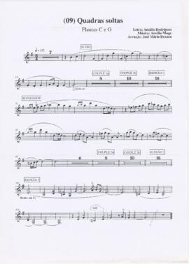 Parte de flautas da canção "Quadras soltas"