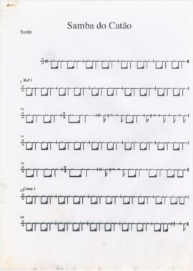 Parte de surdo de "Samba do Catão"