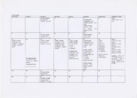 Calendarização