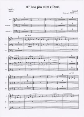 Parte de coro da canção "Isso pra mim é Deus"