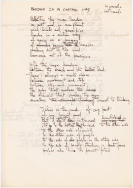 Tradução da letra da canção "Margem de certa maneira"