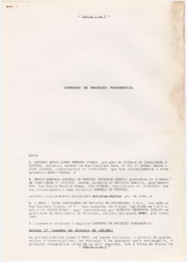 Contrato de produção fonográfica