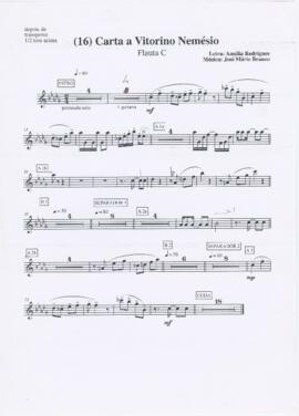 Parte de flauta da canção "Carta a Vitorino Nemésio"