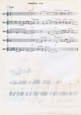 Parte de guitarra de "Moedinha"