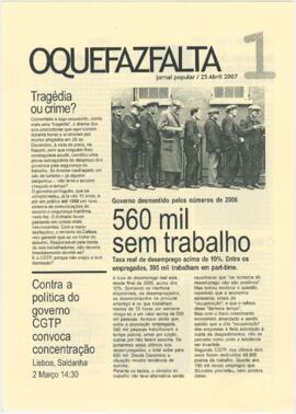 Propostas de edição de jornal