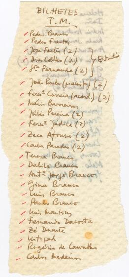 Bilhetes T.M.