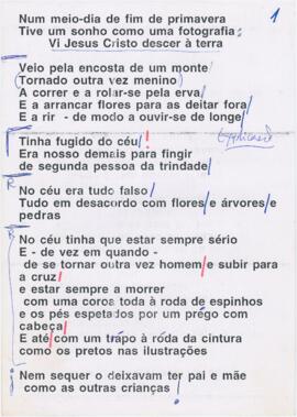 Poema "Num meio-dia de fim de Primavera"