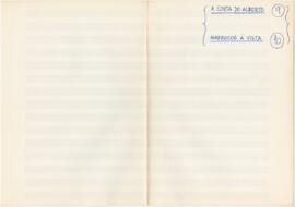 Partituras de "A conta do Alberto (9)" / "Marrocos à vista (10)"