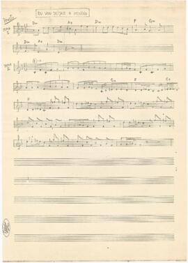 Partitura e cifras da canção "Eu vou beijar o menino"