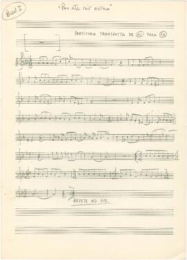 Parte de flauta de bisel I da canção "Por este rio acima"