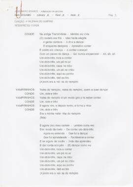 Letra da canção "A valsinha do vampiro"