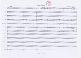 Partitura geral da canção "Torna Tareco"