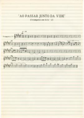 Parte de trompete 2 da canção "Ao passar junto da vide"