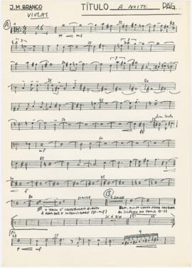 Parte de violas de "A Noite"