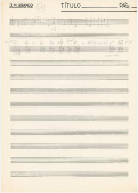 Partitura e cifras da canção "Alegria"