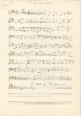 Parte de flauta transversal da canção "Por este rio acima"