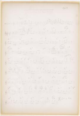 Parte de guitarra da canção "Capotes pretos, capotes brancos"