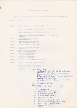 Episódio nº 20 - Canção 2