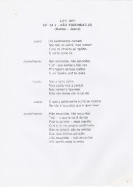 Ep. 34a - Não escondas (II)