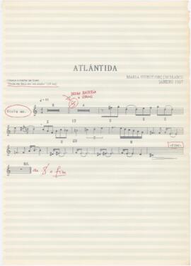 Parte de viola acústica da canção "Atlântida"