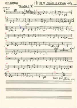 Parte de trompa 3 da canção "Camões e a tença"