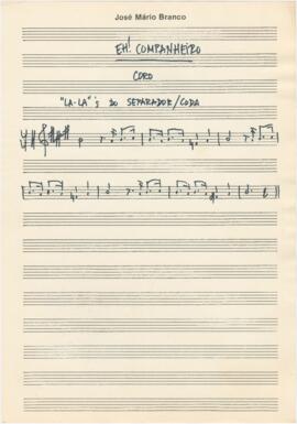 Parte de coro da canção "Eh Companheiro"