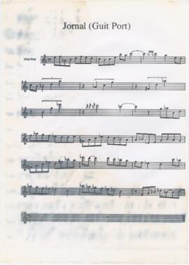 Parte de guitarra portuguesa de "Jornal"