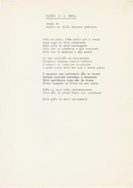 Letra da canção "Camões e a tença"